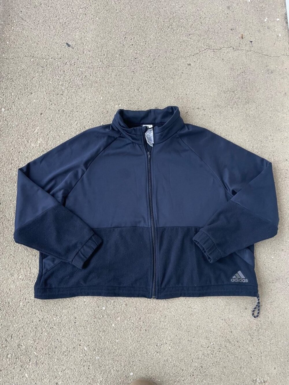 Adidas Jacket Full Zip Navy Streetwear Blokette Womens 3X Blokette Spice Girls